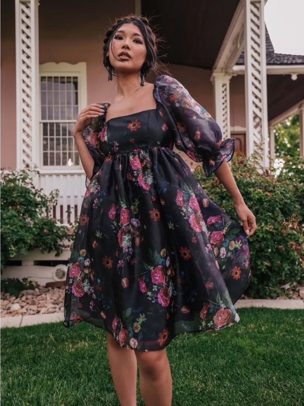 JessaKae Polly Dress (2X) Black Dress